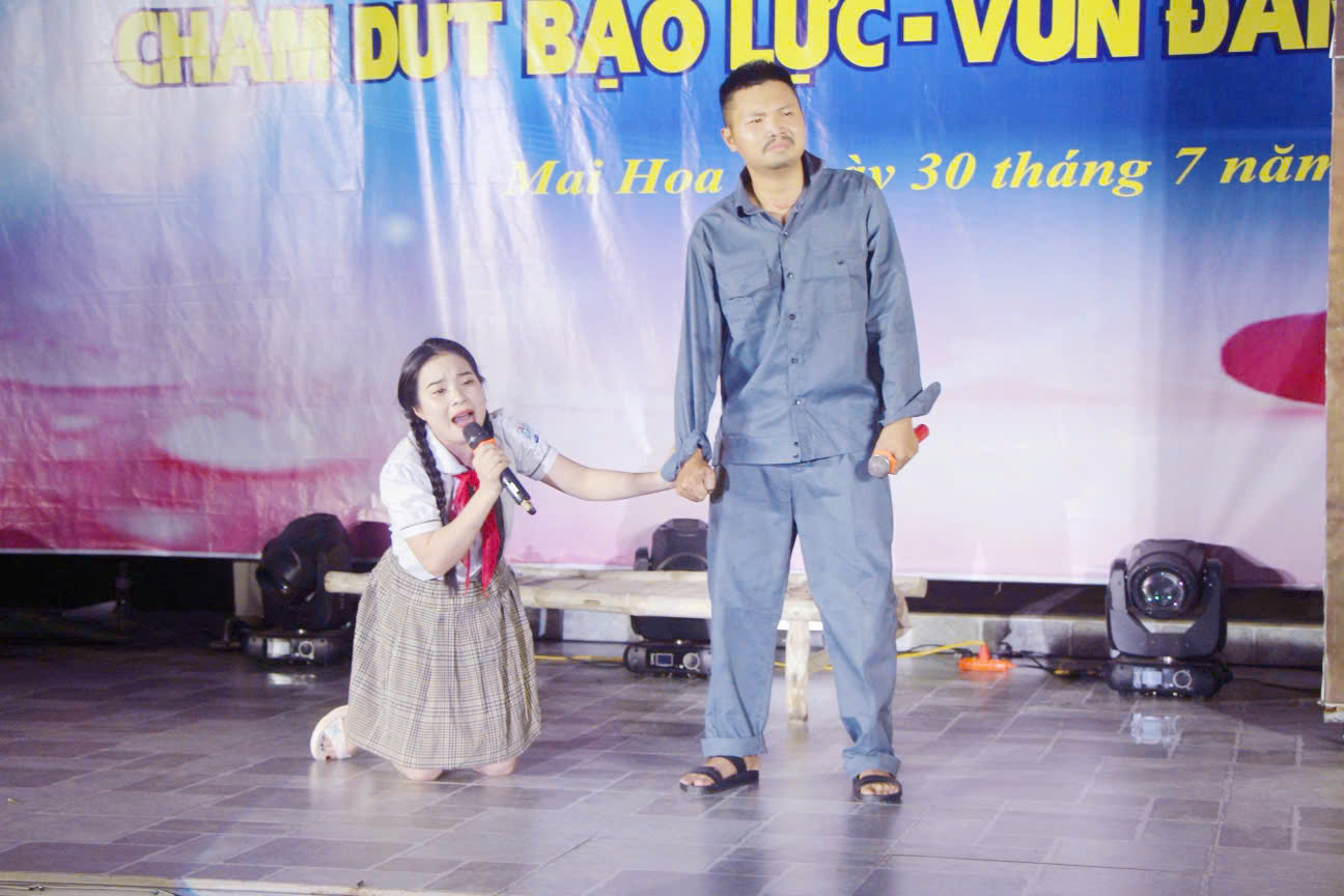 Tuyên truyền phòng, chống bạo lực gia đình tại xã Mai Hoa