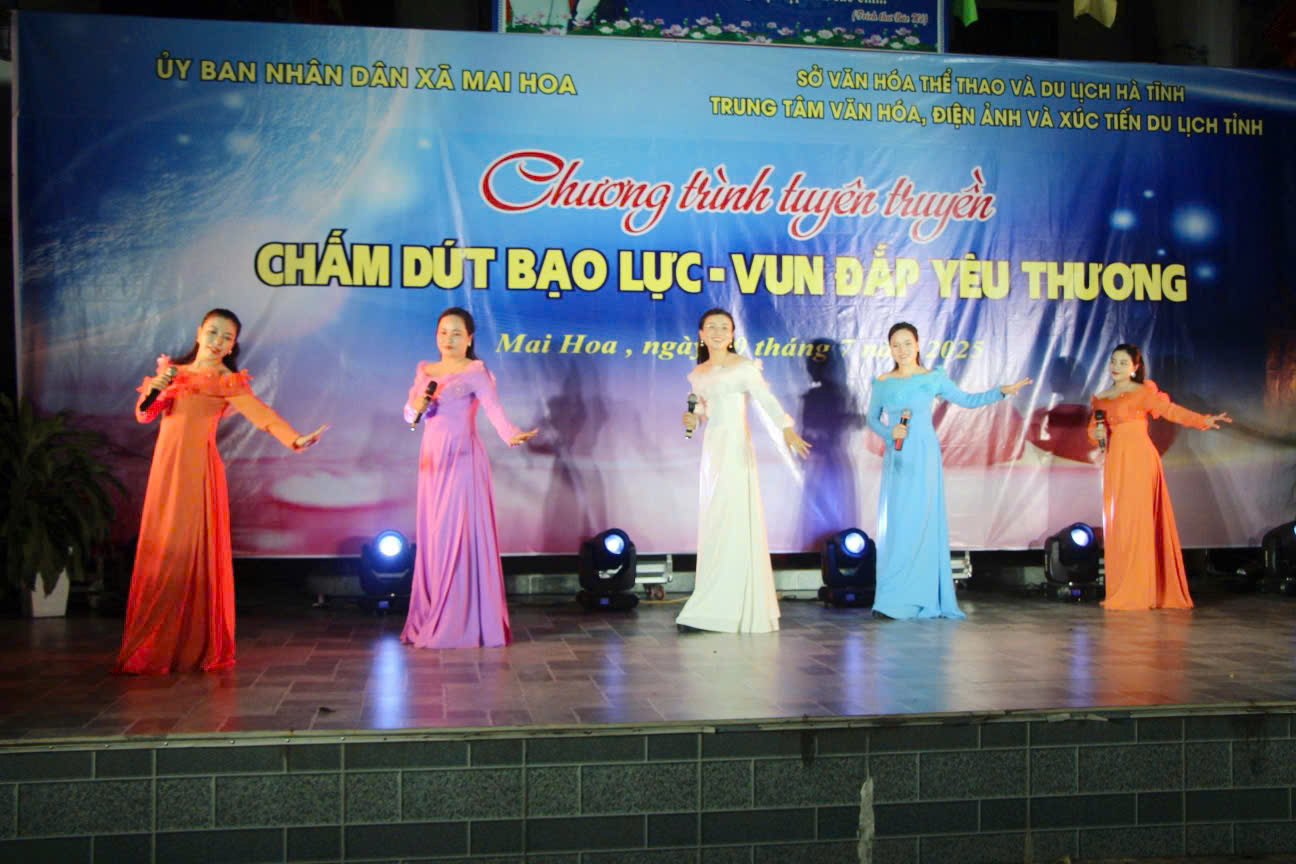Tuyên truyền phòng, chống bạo lực gia đình tại xã Mai Hoa