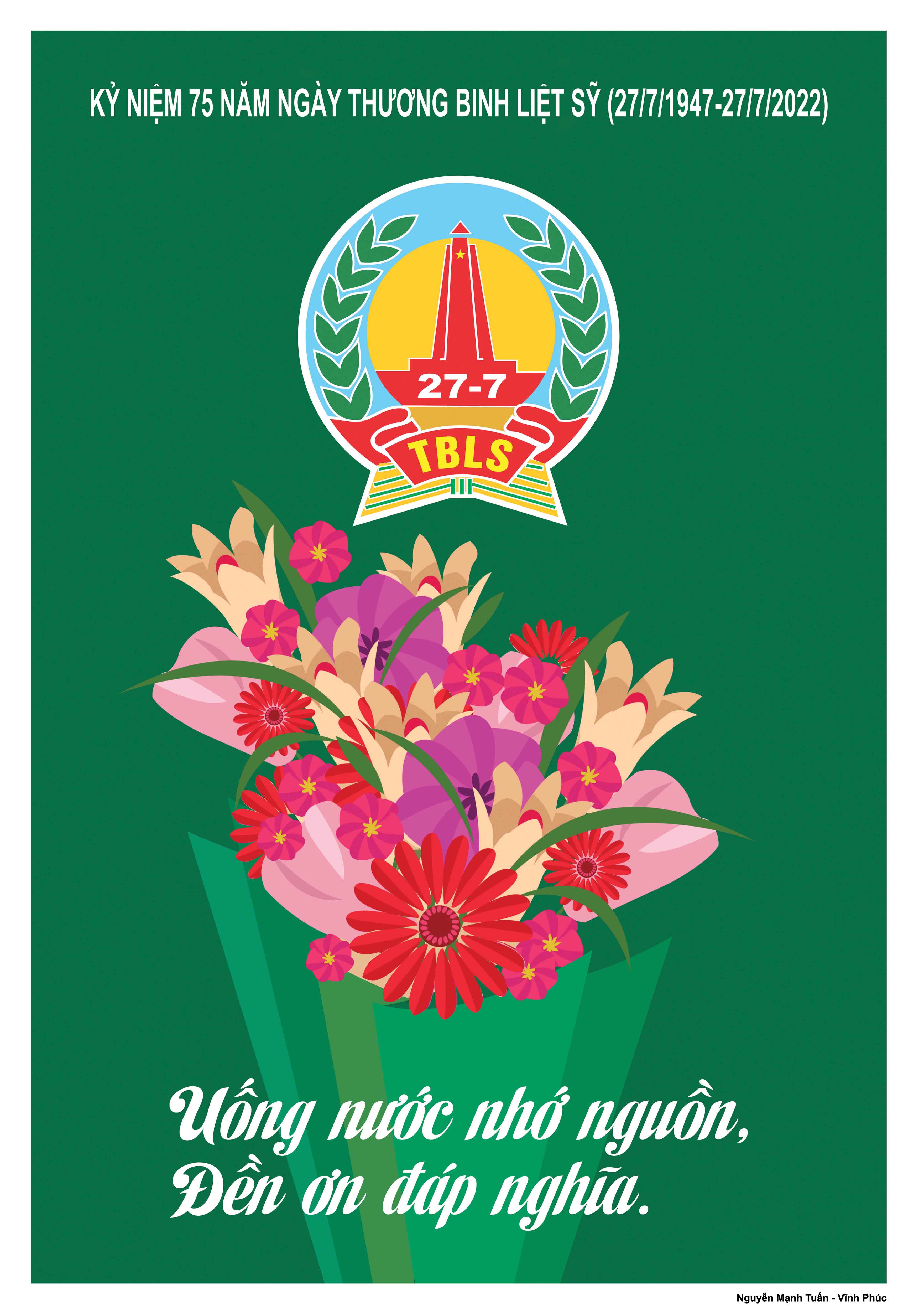 Album Tranh cổ động tuyên truyền 75 năm Ngày Thương binh, Liệt sỹ (27/7/1947-27/7/2022)