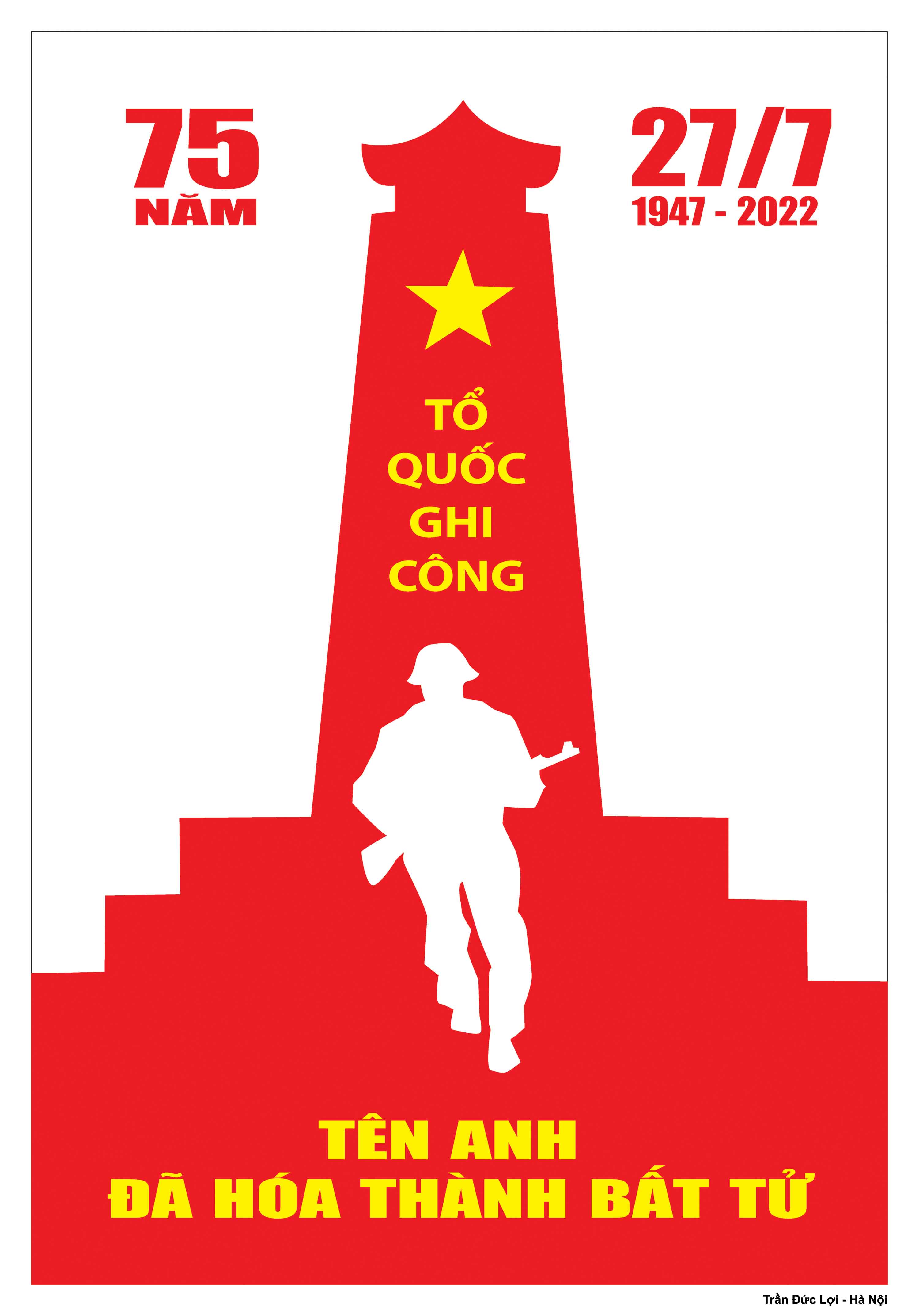 Album Tranh cổ động tuyên truyền 75 năm Ngày Thương binh, Liệt sỹ (27/7/1947-27/7/2022)