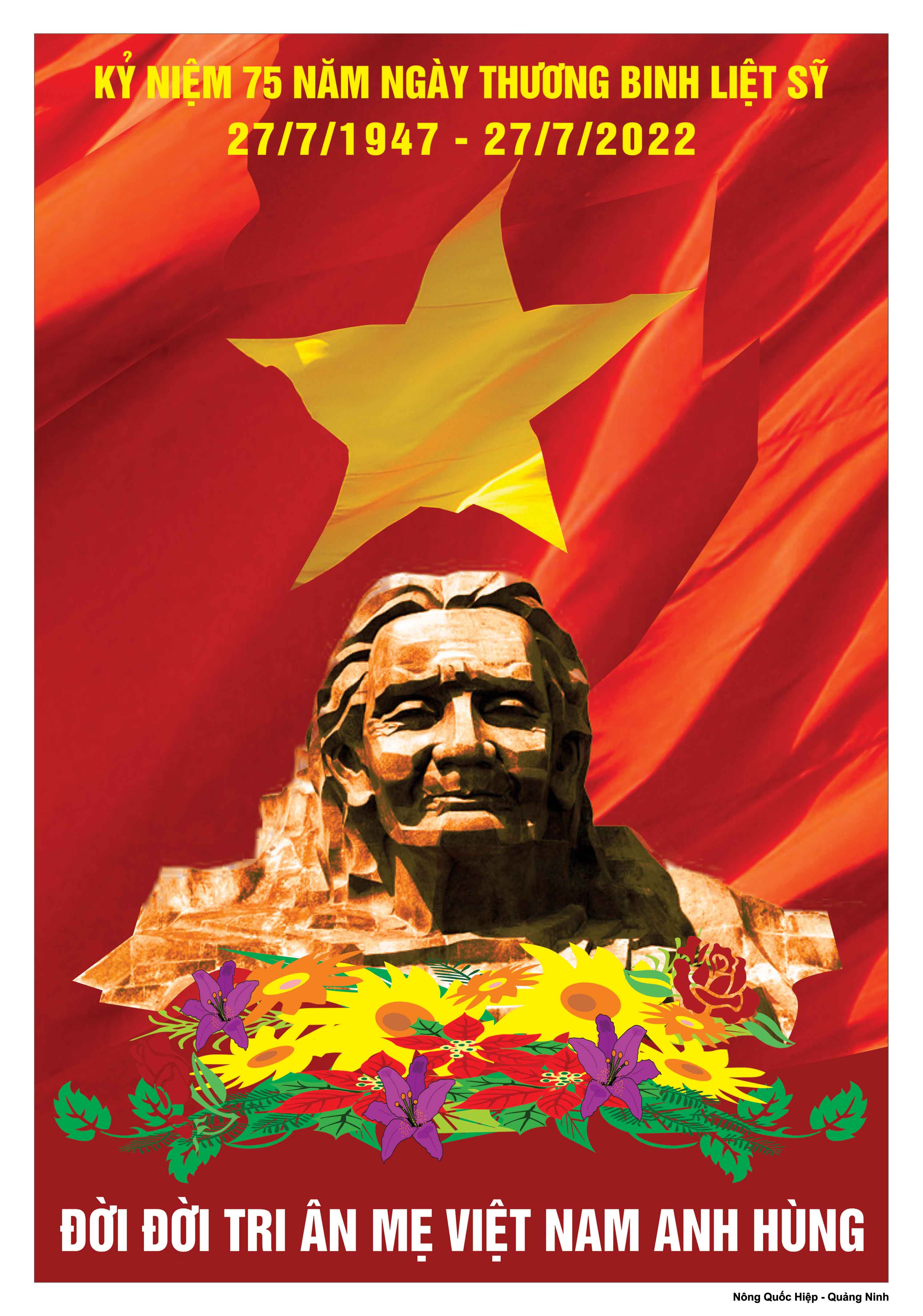 Album Tranh cổ động tuyên truyền 75 năm Ngày Thương binh, Liệt sỹ (27/7/1947-27/7/2022)