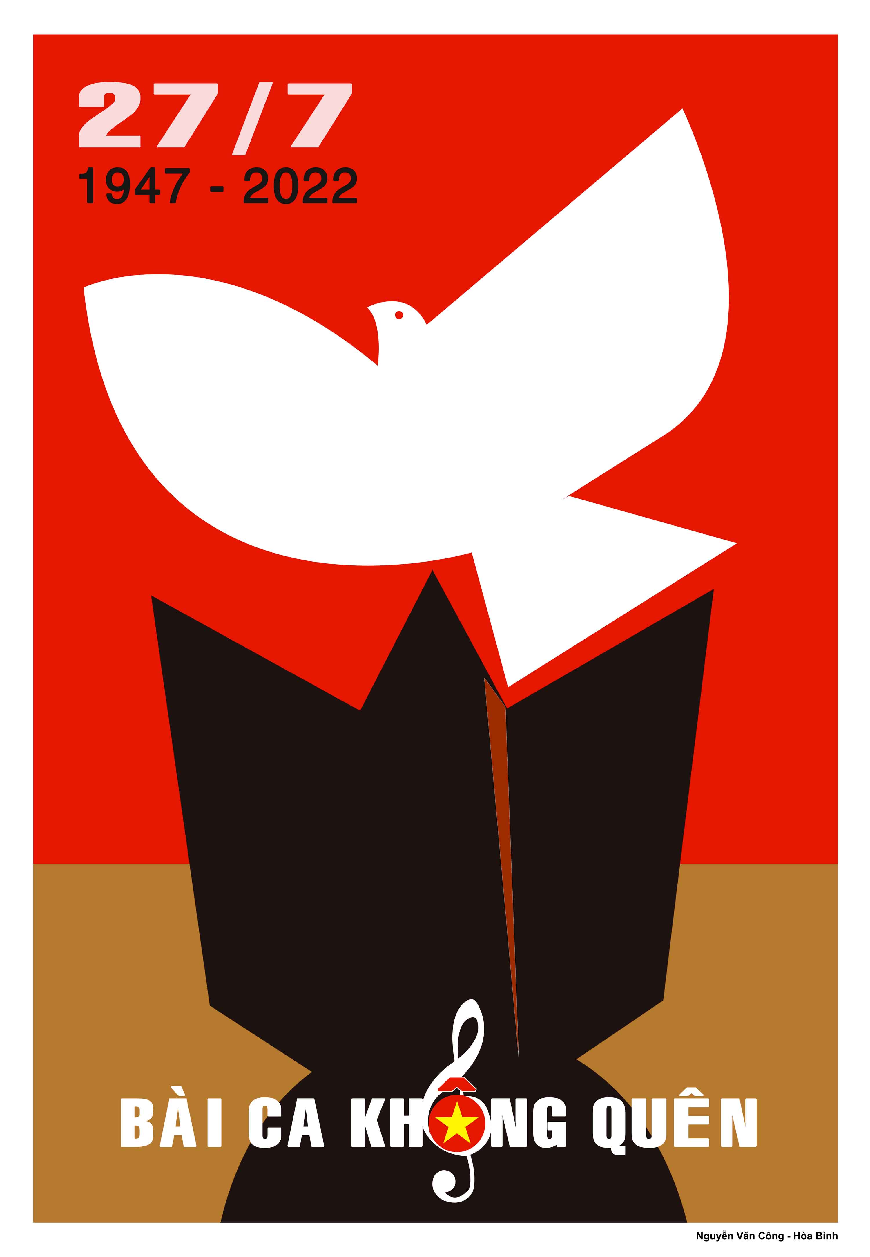 Album Tranh cổ động tuyên truyền 75 năm Ngày Thương binh, Liệt sỹ (27/7/1947-27/7/2022)