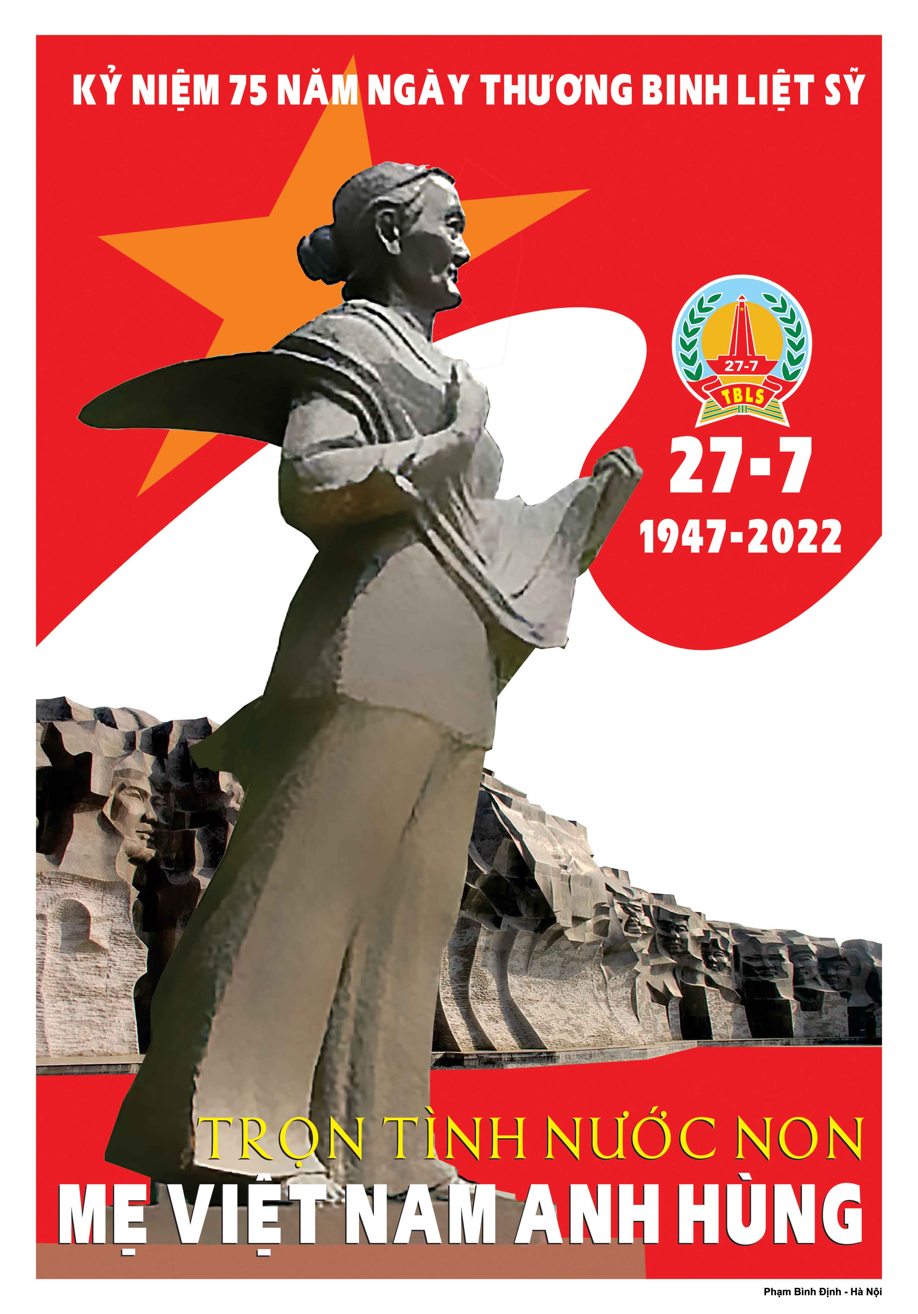 Album Tranh cổ động tuyên truyền 75 năm Ngày Thương binh, Liệt sỹ (27/7/1947-27/7/2022)