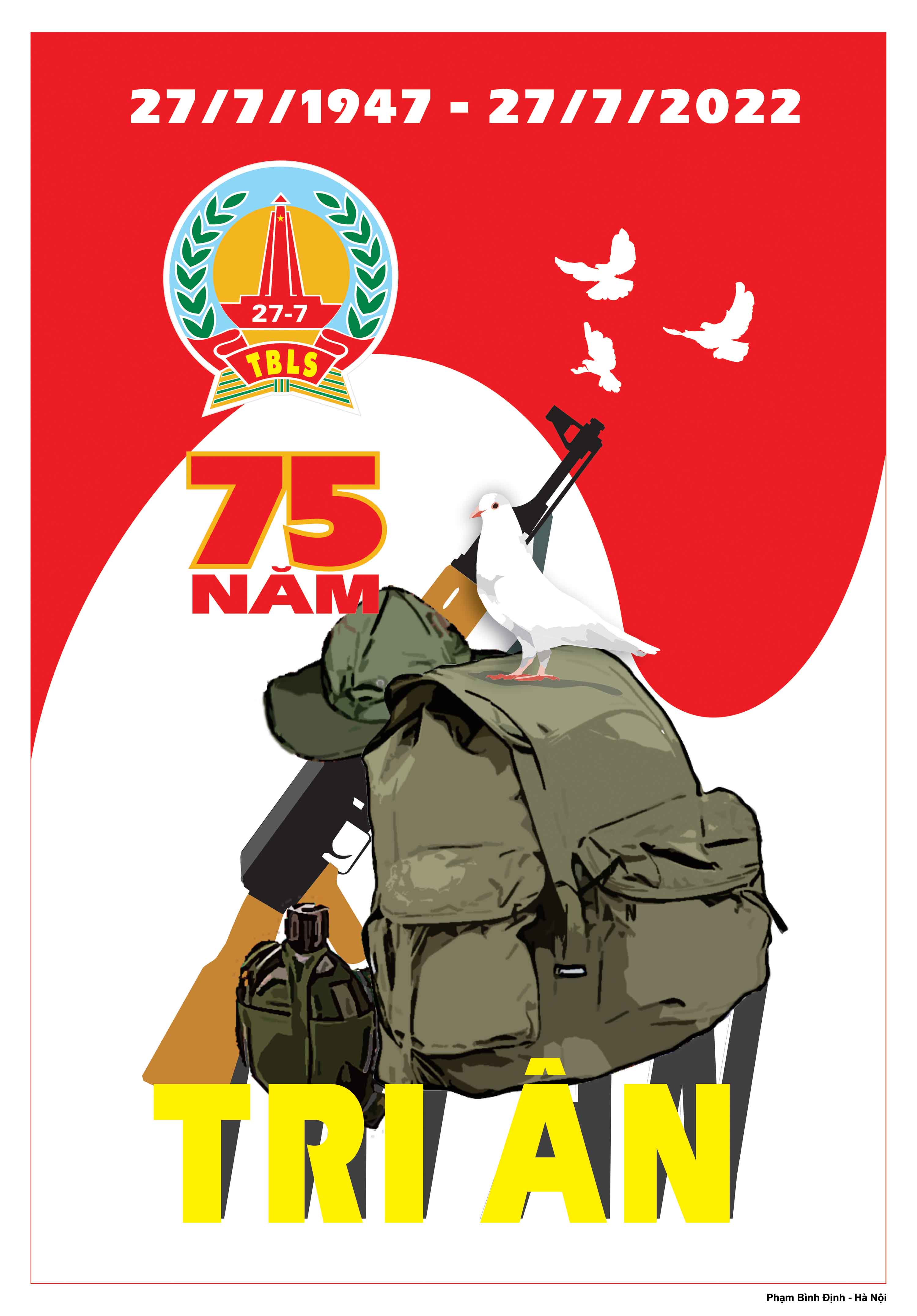 Album Tranh cổ động tuyên truyền 75 năm Ngày Thương binh, Liệt sỹ (27/7/1947-27/7/2022)