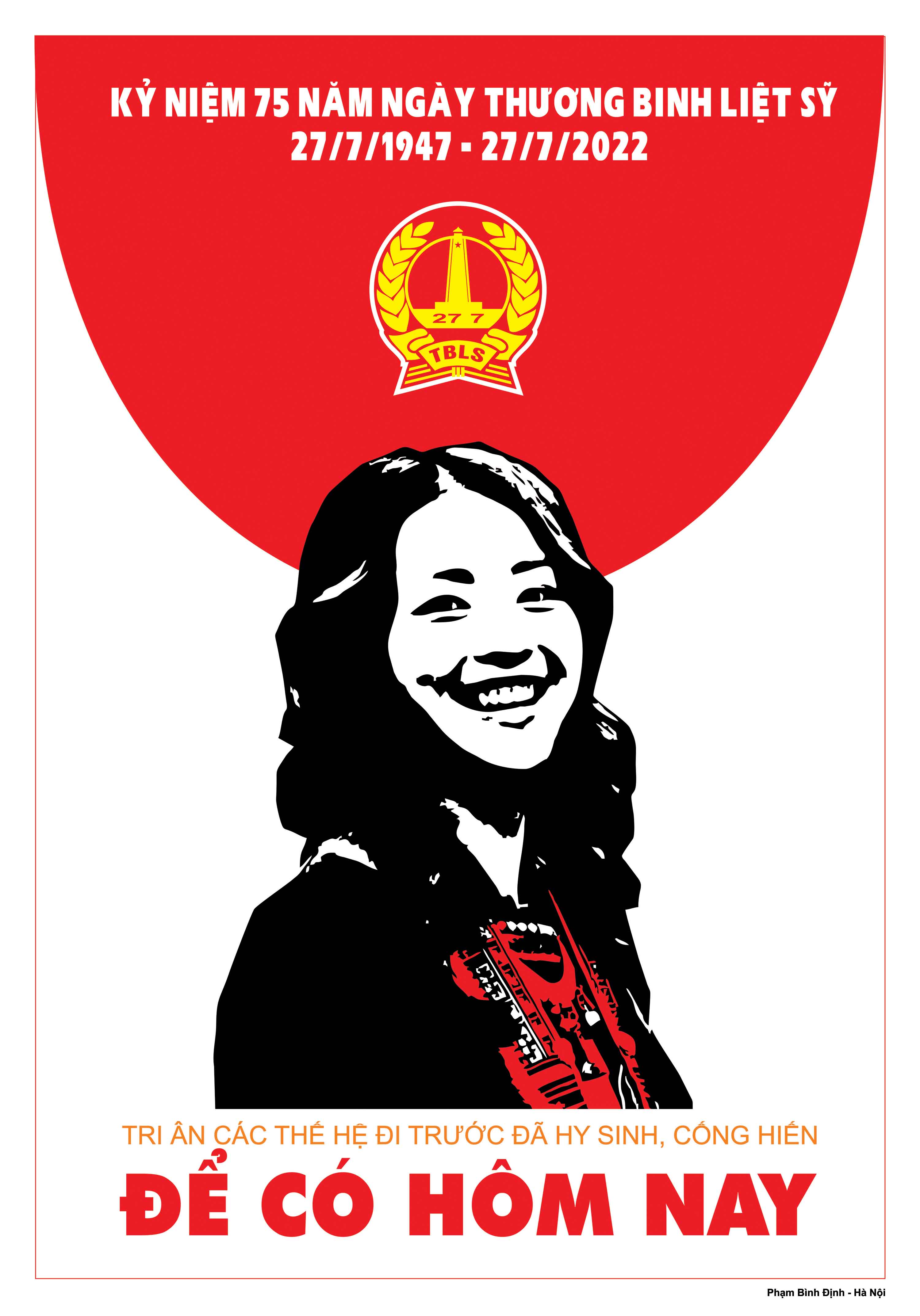 Album Tranh cổ động tuyên truyền 75 năm Ngày Thương binh, Liệt sỹ (27/7/1947-27/7/2022)