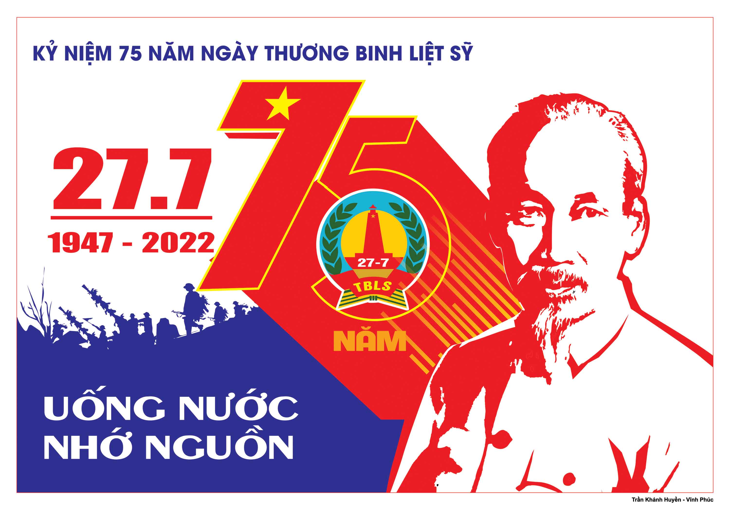 Album Tranh cổ động tuyên truyền 75 năm Ngày Thương binh, Liệt sỹ (27/7/1947-27/7/2022)