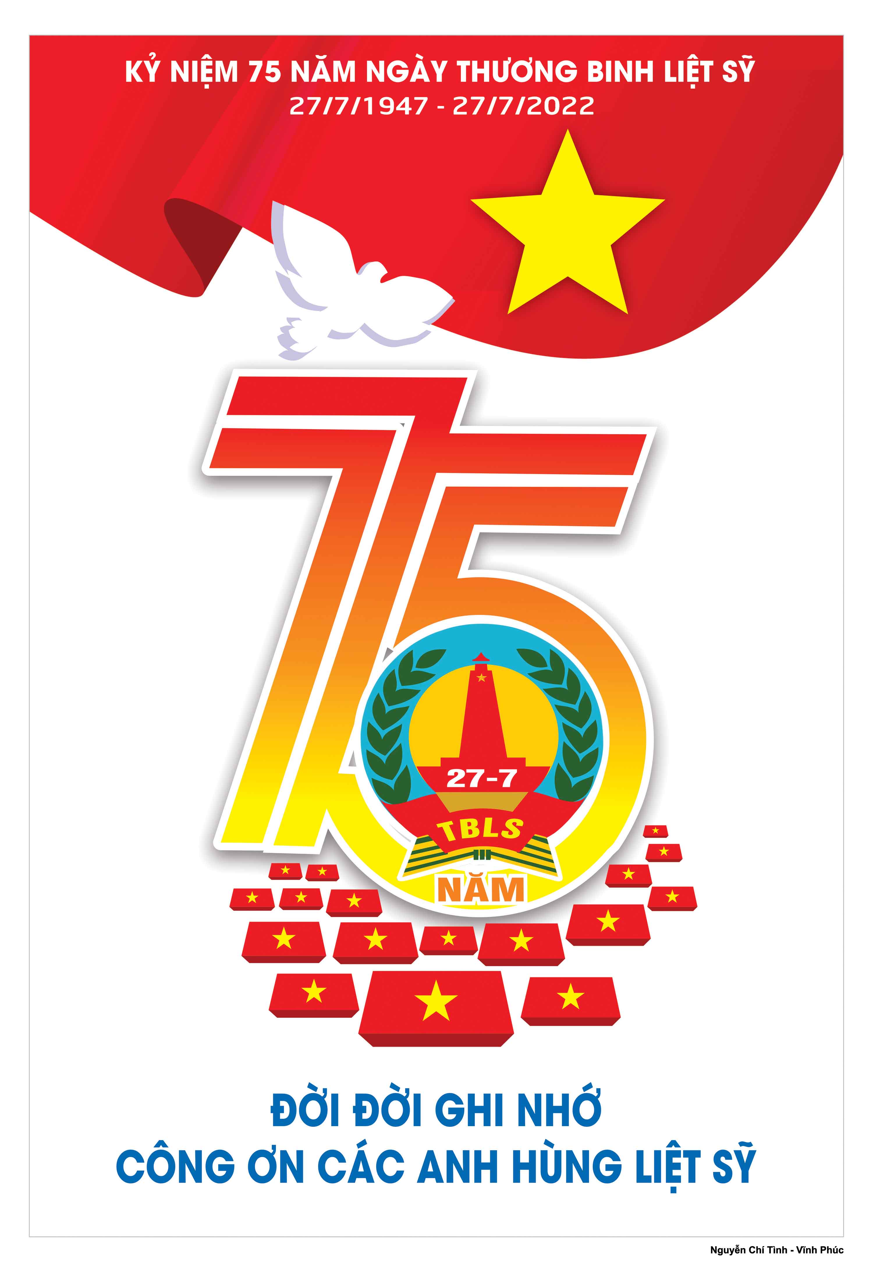 Album Tranh cổ động tuyên truyền 75 năm Ngày Thương binh, Liệt sỹ (27/7/1947-27/7/2022)