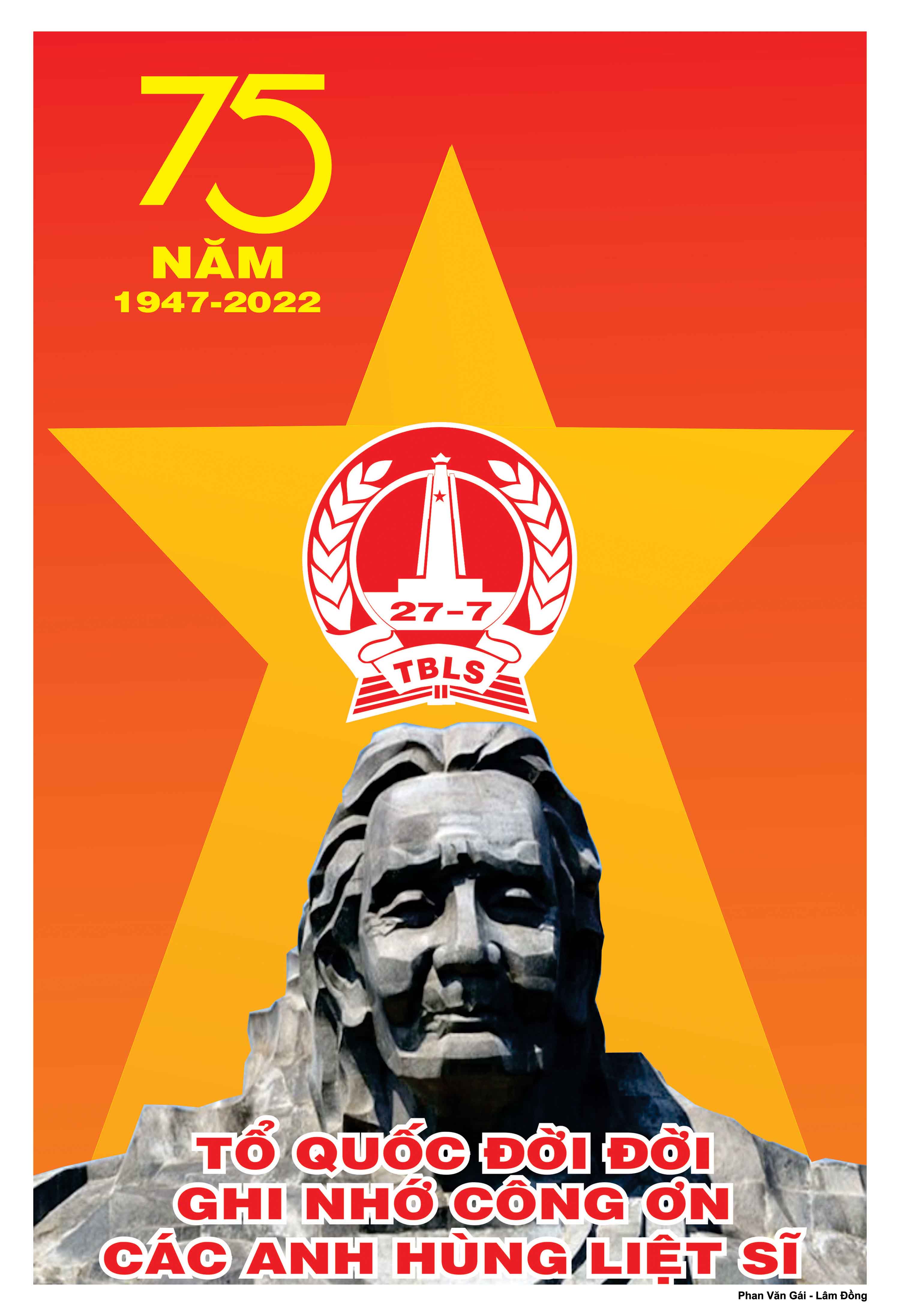 Album Tranh cổ động tuyên truyền 75 năm Ngày Thương binh, Liệt sỹ (27/7/1947-27/7/2022)