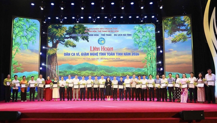 Khai mạc Liên hoan Dân ca Ví, Giặm Nghệ Tĩnh 2026