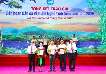 BẾ MẠC LIÊN HOAN DÂN CA VÍ GIẶM NGHỆ TĨNH NĂM 2026
